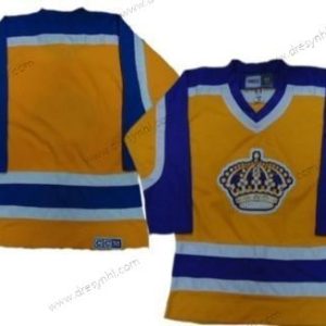 Los Angeles Kings Prázdný Žlutá Retro With Nachový CCM dres – Pánské