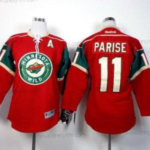 Minnesota Wild #11 Zach Parise Červené dres – Dětské