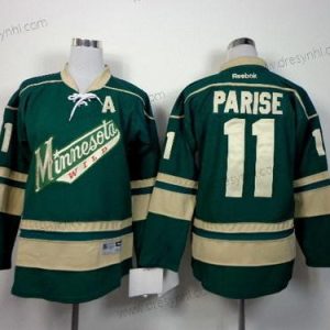 Minnesota Wild #11 Zach Parise Zelená Třetí dres dres – Dětské