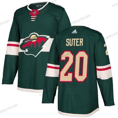 Minnesota Wild #20 Ryan Suter Zelená Domácí dres Autentické Sešitý NHL dres – Juniorské