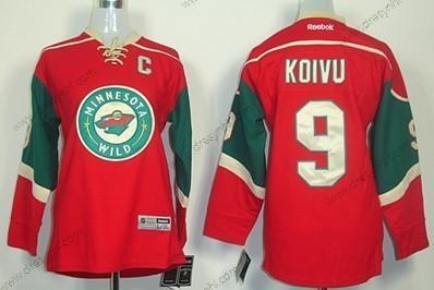 Minnesota Wild #9 Mikko Koivu Červené dres – Dětské