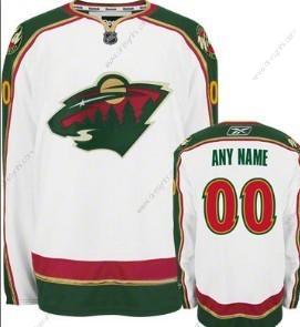 Minnesota Wild Personalizované Bílý dres – Pánské