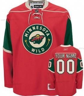 Minnesota Wild Personalizované Červené dres – Pánské