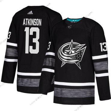 Modrý Jackets #13 Cam Atkinson Černá Autentické 2019 All-Star Sešitý Hokejový dres – Pánské