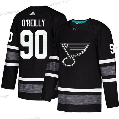 Modrýs #90 Ryan O’Reilly Černá Autentické 2019 All-Star Sešitý Hokejový dres – Pánské