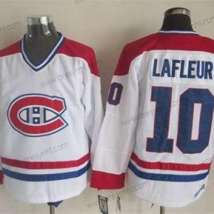 Montreal Canadiens #10 Guy Lafleur Bílý CCM Vintage dres – Pánské