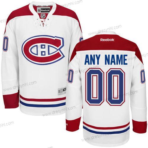 Montreal Canadiens Personalizované Bílý Hostující dres Sešitý NHL 2016 Reebok Hokejový dres