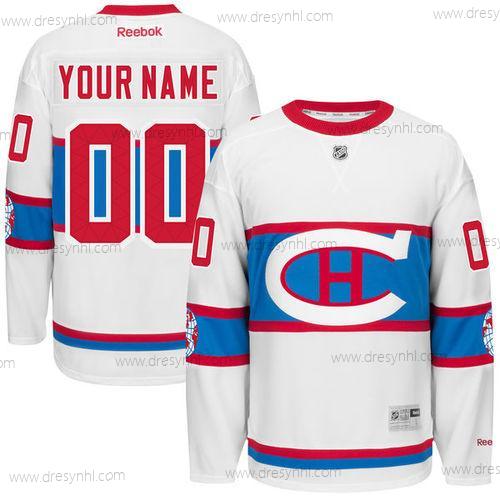 Montreal Canadiens Personalizované Reebok Bílý 2016 Zimní Klasický dres – Pánské