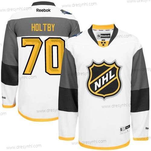 NHL #70 Braden Holtby Bílý 2016 All-Star Premier dres – Pánské