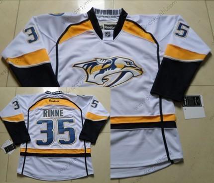 Nashville Predators #35 Pekka Rinne Bílý dres – Pánské