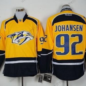 Nashville Predators #92 Ryan Johansen Žlutá Reebok Hokejový dres – Pánské