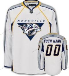 Nashville Predators Personalizované Bílý dres – Pánské