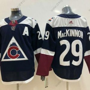 New Ad Colorado Avalanche #29 Nathan Mackinnon Hokejový Dark Modrý dres – Pánské