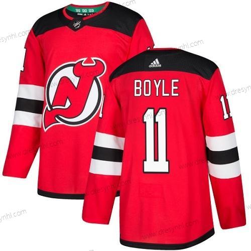 New Jersey Devils #11 Brian Boyle Červené Domácí dres Autentické Sešitý NHL dres – Juniorské