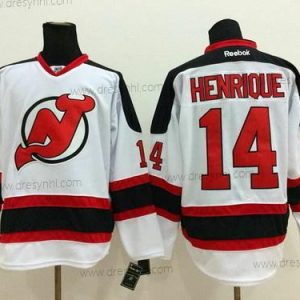 New Jersey Devils #14 Adam Henrique Bílý dres – Pánské