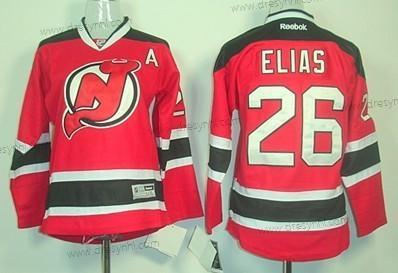 New Jersey Devils #26 Patrik Elias Červené With Černá dres – Dětské