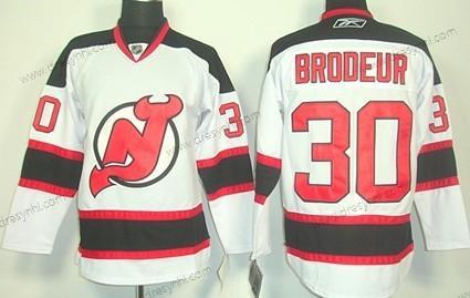 New Jersey Devils #30 Martin Brodeur Bílý dres – Dětské