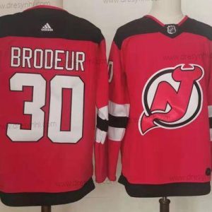 New Jersey Devils #30 Martin Brodeur Červené Autentické dres – Pánské