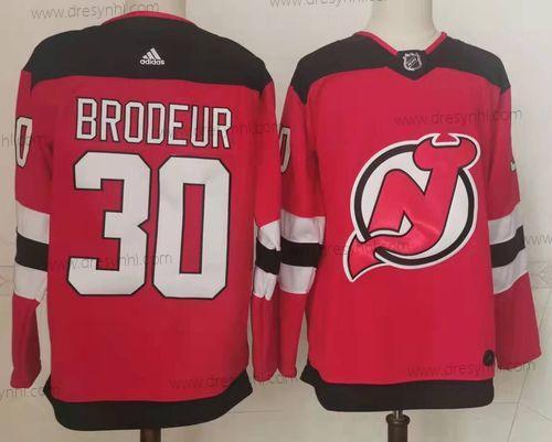 New Jersey Devils #30 Martin Brodeur Červené Autentické dres – Pánské