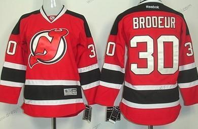 New Jersey Devils #30 Martin Brodeur Červené With Černá dres – Dětské