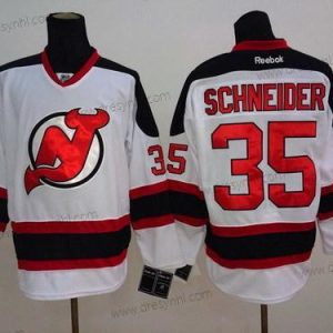 New Jersey Devils #35 Cory Schneider Bílý dres – Pánské