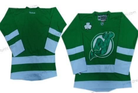 New Jersey Devils Prázdný St. Patrick’S Day Zelená dres – Pánské