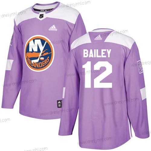 New York Islanders #12 Josh Bailey Nachový Autentické Bojuje proti rakovině Sešitý NHL dres – Juniorské