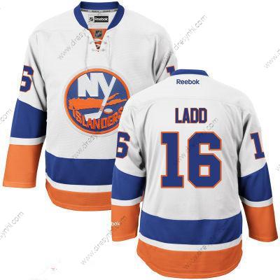 New York Islanders #16 Andrew Ladd Hostující dres Bílý Hokejový Sešitý NHL dres – Pánské