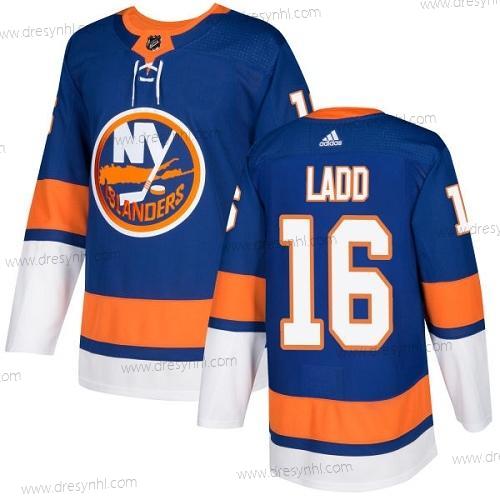 New York Islanders #16 Andrew Ladd Royal Modrý Domácí dres Autentické Sešitý NHL dres – Juniorské