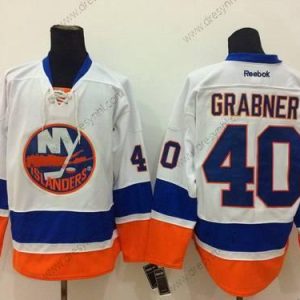 New York Islanders #40 Michael Grabner Bílý dres – Pánské