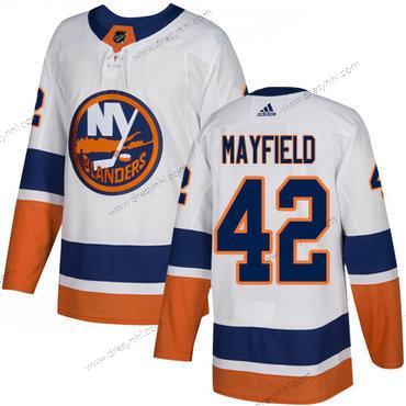 New York Islanders #42 Scott Mayfield Reebok Bílý Hostující dres Autentické NHL dres – Juniorské