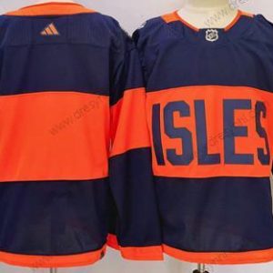 New York Islanders Prázdný Námořnictvo 2024 Stadium Series Sešitý dres – Pánské