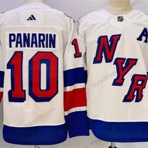 New York Rangers #10 Artemi Panarin Bílý 2024 Stadium Series Sešitý dres – Pánské