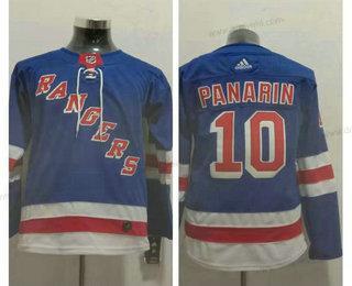 New York Rangers #10 Artemi Panarin Royal Modrý Domácí dres Hokejový Sešitý NHL dres – Juniorské