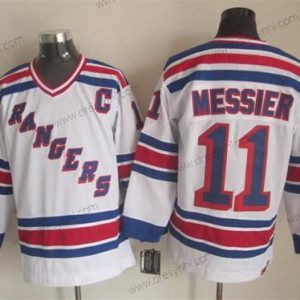 New York Rangers #11 Mark Messier 1993 Bílý Retro CCM dres – Pánské