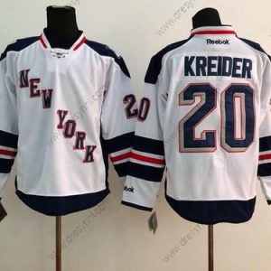 New York Rangers #20 Chris Kreider 2014 Stadium Series Bílý dres – Pánské