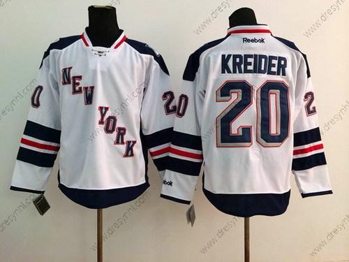 New York Rangers #20 Chris Kreider 2014 Stadium Series Bílý dres – Pánské