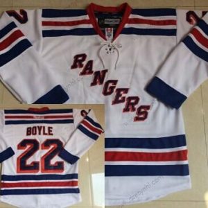 New York Rangers #22 Dan Boyle Bílý dres – Pánské