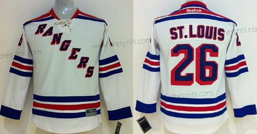 New York Rangers #26 Martin St. Louis Bílý dres – Dětské