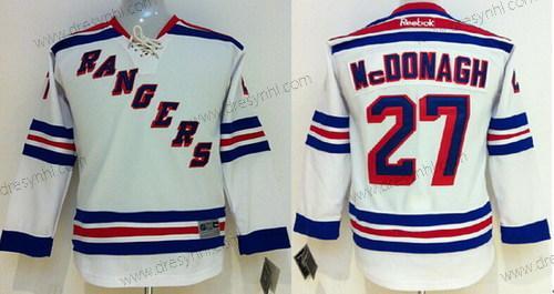 New York Rangers #27 Ryan Mcdonagh Bílý dres – Dětské