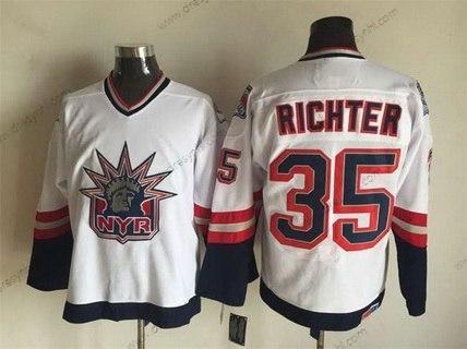 New York Rangers #35 Mike Richter 1996-97 Bílý CCM Vintage dres – Pánské