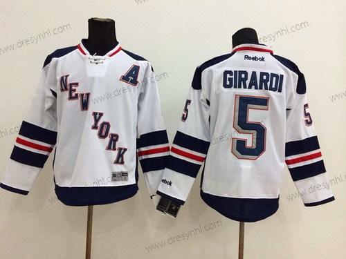 New York Rangers #5 Dan Girardi 2014 Stadium Series Bílý dres – Pánské