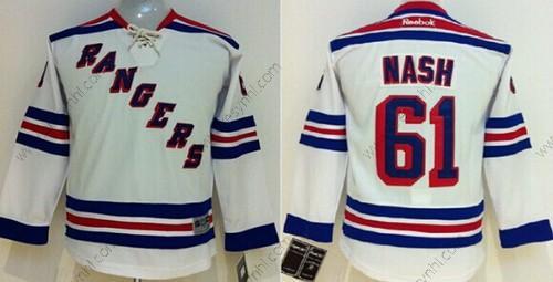 New York Rangers #61 Rick Nash Bílý dres – Dětské