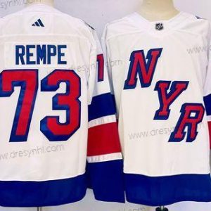 New York Rangers #73 Matt Rempe Bílý 2024 Stadi – Pánské