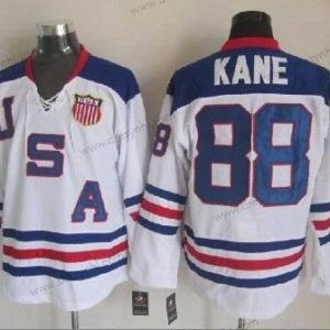 Nike 2010 Olympics USA #88 Patrick Kane Bílý dres – Pánské