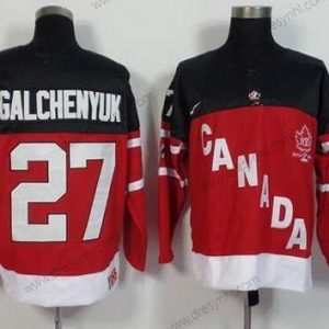 Nike 2014/15 Tým Kanady #27 Alex Galchenyuk Červené 100th Výročí dres – Pánské