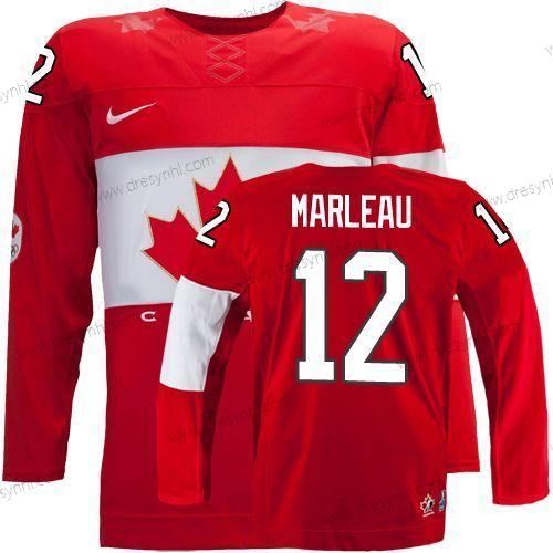 Nike 2014 Olympics Kanada #12 Patrick Marleau Červené dres – Pánské