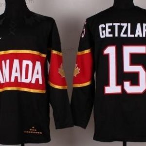 Nike 2014 Olympics Kanada #15 Ryan Getzlaf Černá dres – Pánské