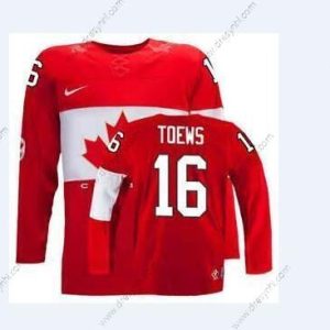 Nike 2014 Olympics Kanada #16 Jonathan Toews Červené dres – Juniorské