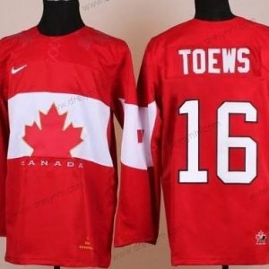 Nike 2014 Olympics Kanada #16 Jonathan Toews Červené dres – Pánské